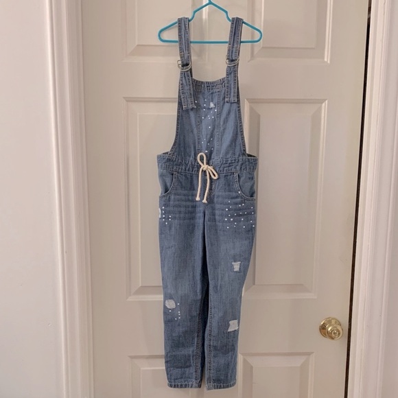 Justice Other - NWT! Justice - Embellished Denim Overalls - Adjustable Girls Size 7